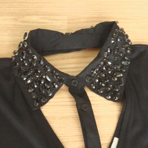 Urban Outfitters Beaded Collar Tank | Size Small - Picture 2 of 5